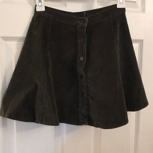 Brandy Melville Suede Miniskirt